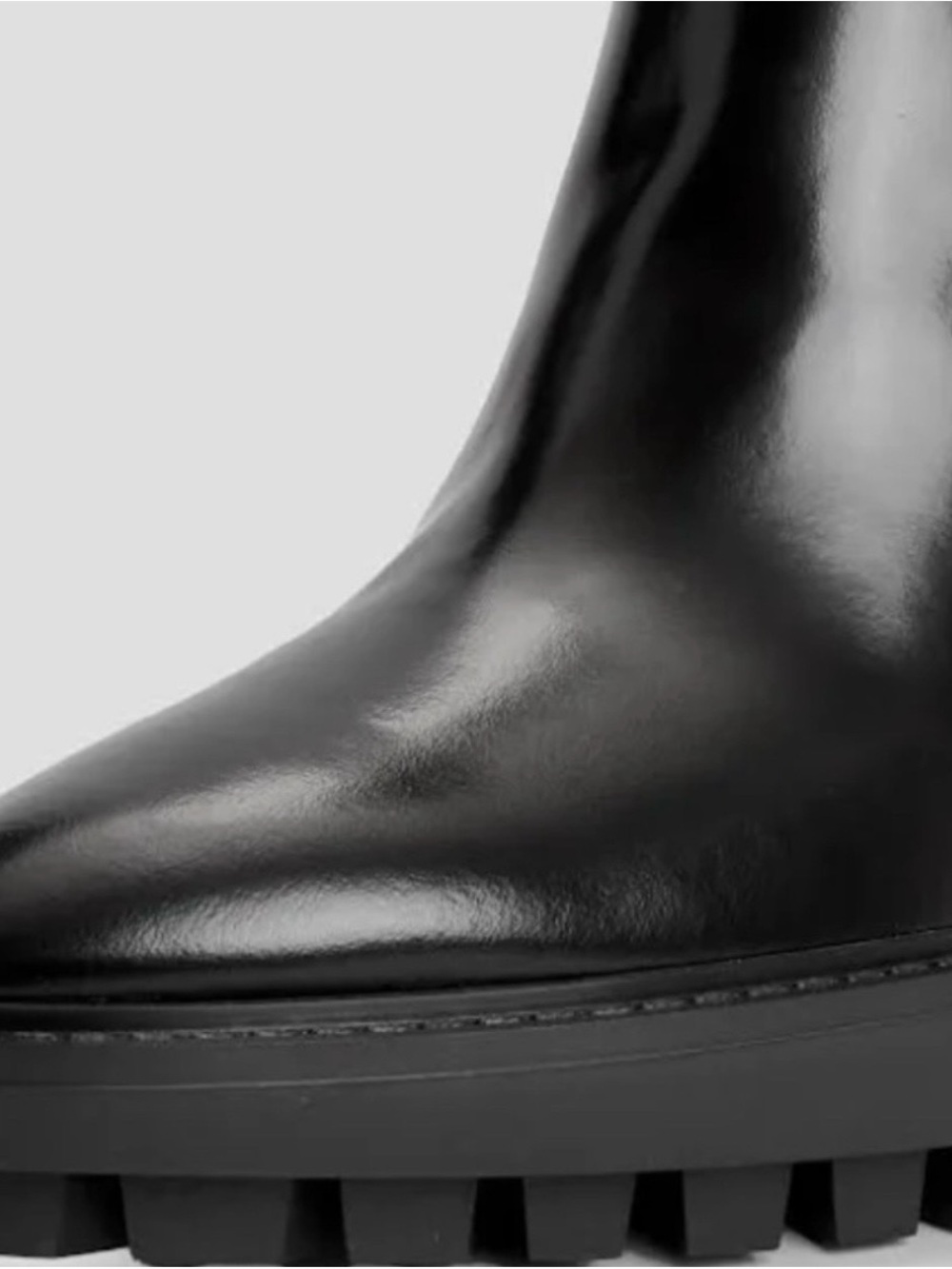 ALLSAINTS Harlem knee-high platform boots. - Picture 4 of 10